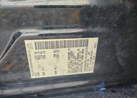 2016 Nissan Maxima 3.5S from USA, damaged, VIN 1N4AA6AP8GC424329